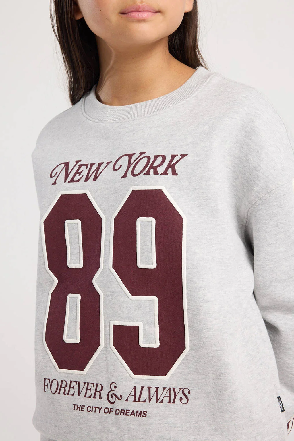 America Today sweater grijs