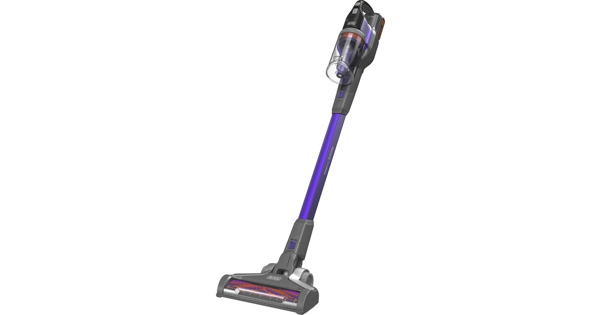 BLACK+DECKER18V PET 4-in-1 Steelstofzuiger  (Paars/grijs)