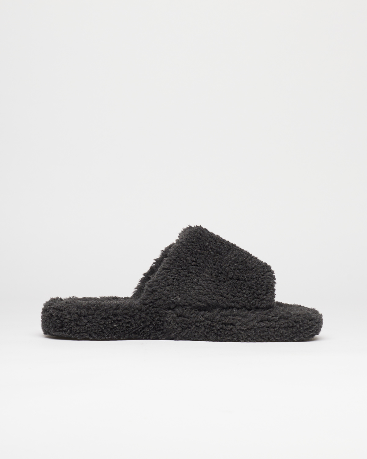 Bumpro Soft Teddy Slippers Black