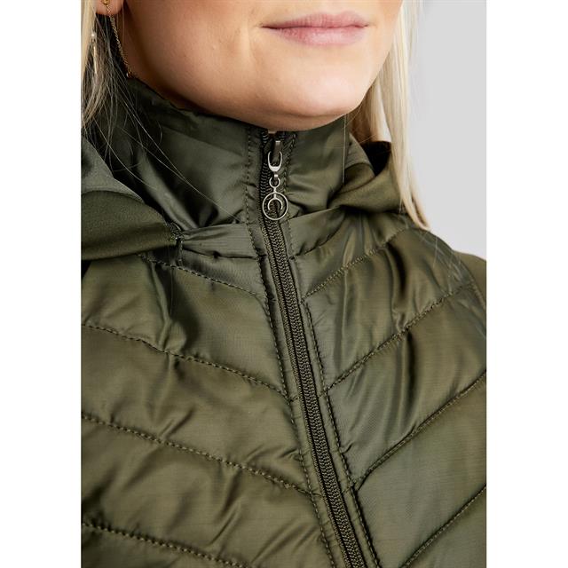 Bodywarmer Montar MOEliza Hybrid Gun Metal Donkergroen