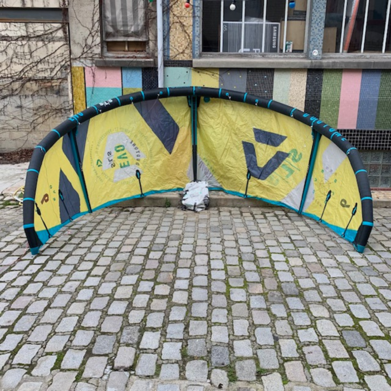 Aile Kitesurf Occasion Duotone Evo SLS 9m 2022 - Jaune - The Corner Shop