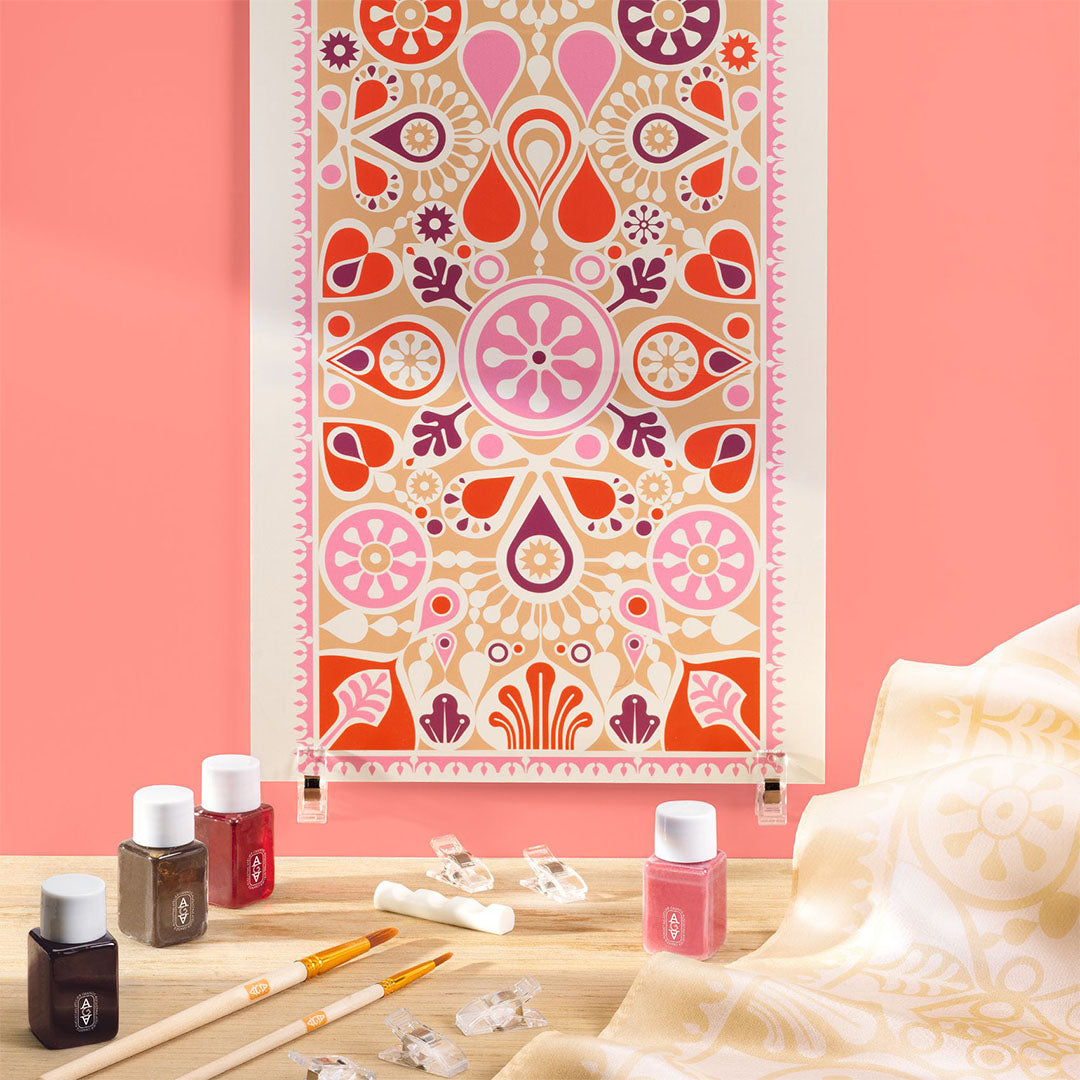 djeco knutselset atelier 11 - zijde schilderen