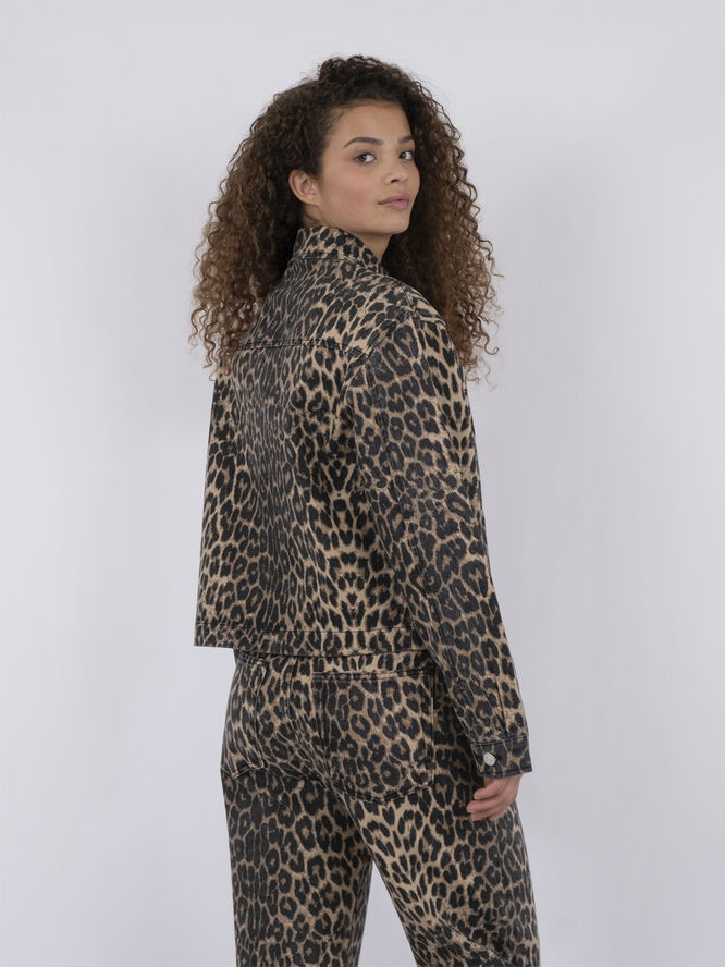 Neo Noir Emilia Leopard Jacket Leopard