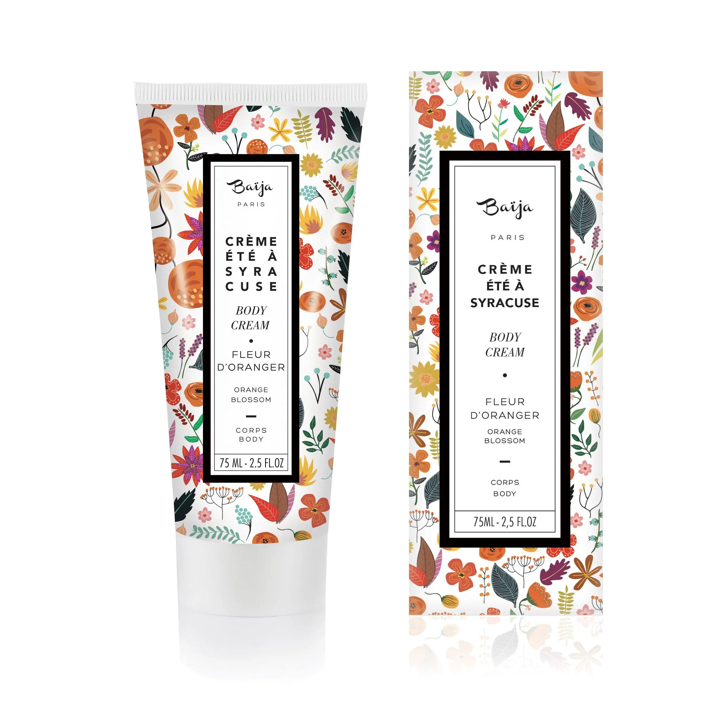 Baïja - Eté à Syracuse - Fleur d'Oranger Crème Corps- Crème et lait
