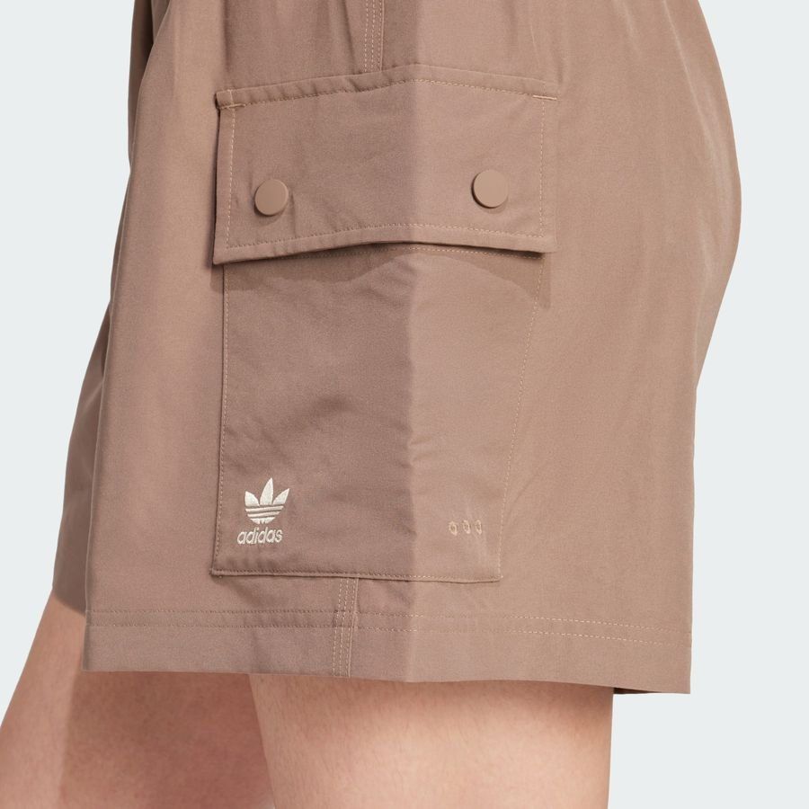 Adidas Original Essentials Woven High-Waist Cargo Shorts