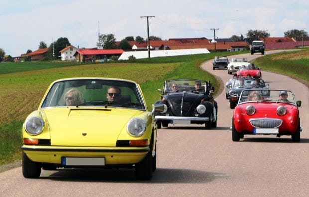 Oldtimer Tagesrallye für Zwei in München als Geschenk