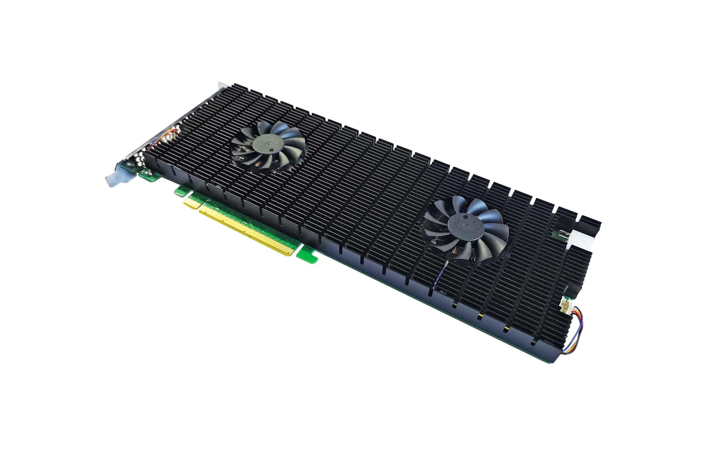 RAID-Controller SSD7540 8xPCIe-x4v4 M.2, nicht bootfähig<br>HighPoint SSD7540 NVME-M.2 Raidcontroller, PCIe 4.0 x16 / 8x M.2 Ports. Nicht Bootfähig