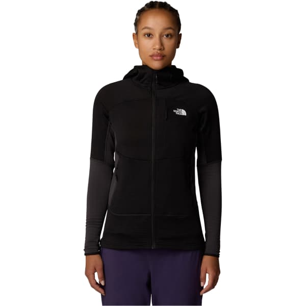 Veste polaire ski rando THE NORTH FACE W STORMGAP POWERGRID HOODIE TNF BLACK-ASPHALT GREY