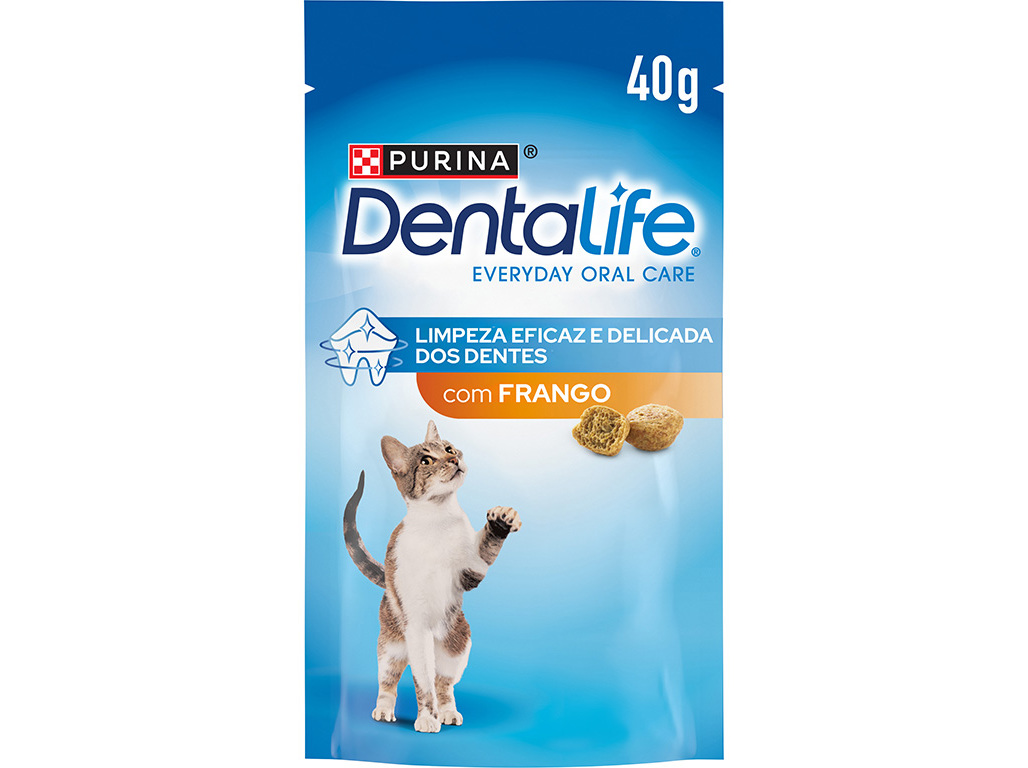 SNACKS PARA GATO DENTALIFE COM FRANGO 40G