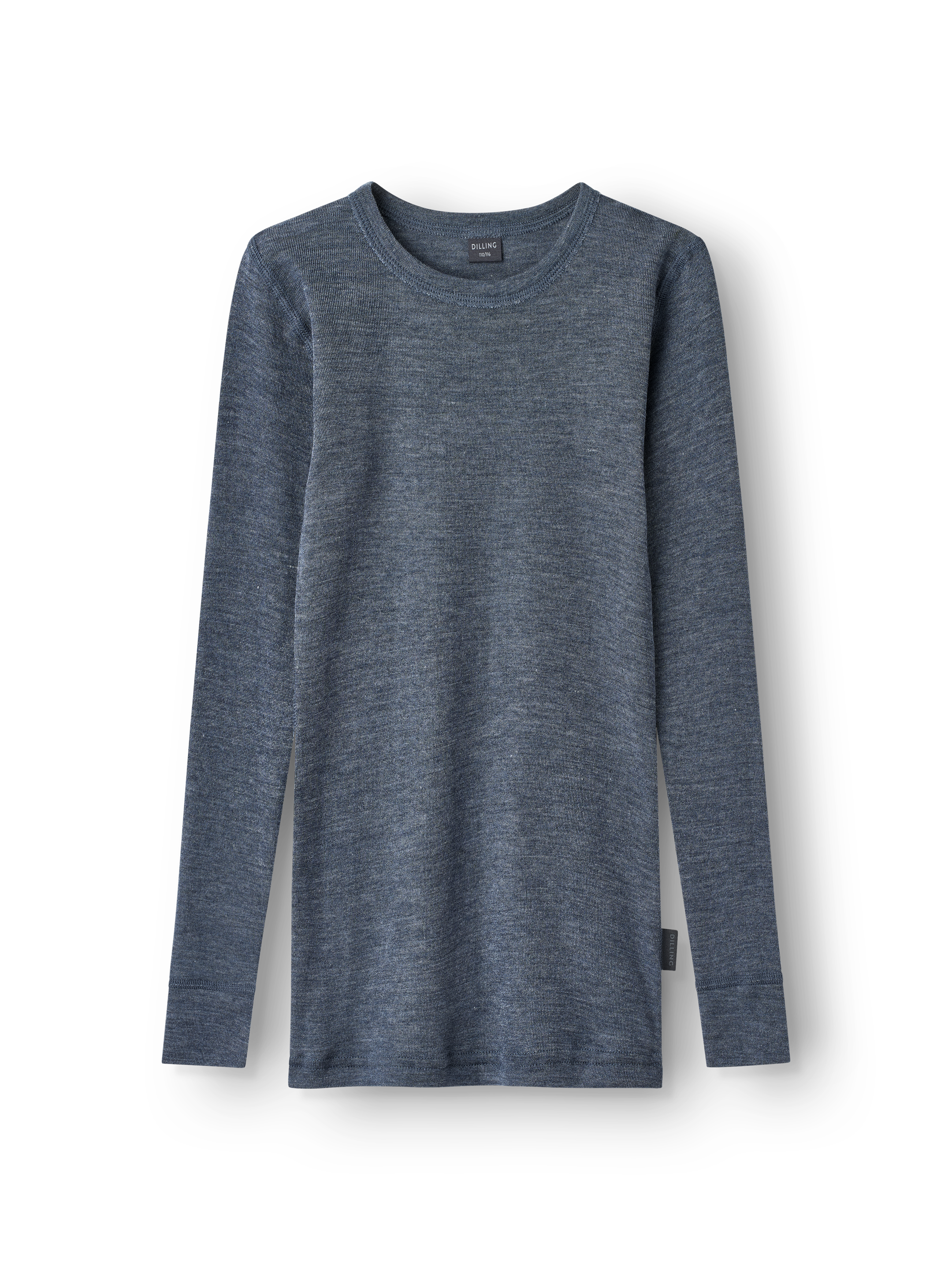 Shirt van merinowol/zijde voor kinderen