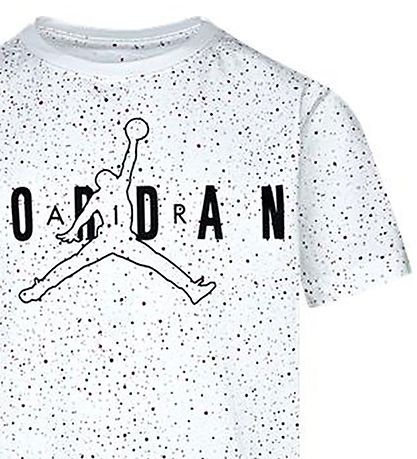 Jordan T-Shirt - Farbmix Mix - Weiß m. Punkte