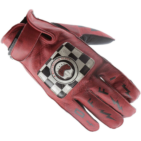 Helstons - Gants Logo été Rouge / Noir