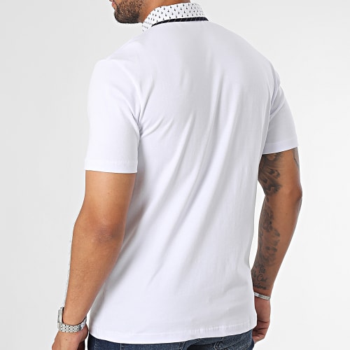 Polo Manches Courtes Blanc