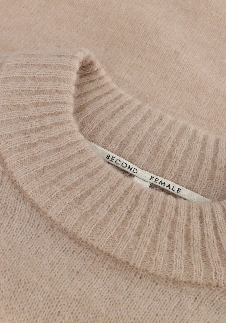 SECOND FEMALE beige second female trui brookline knit new o-neck