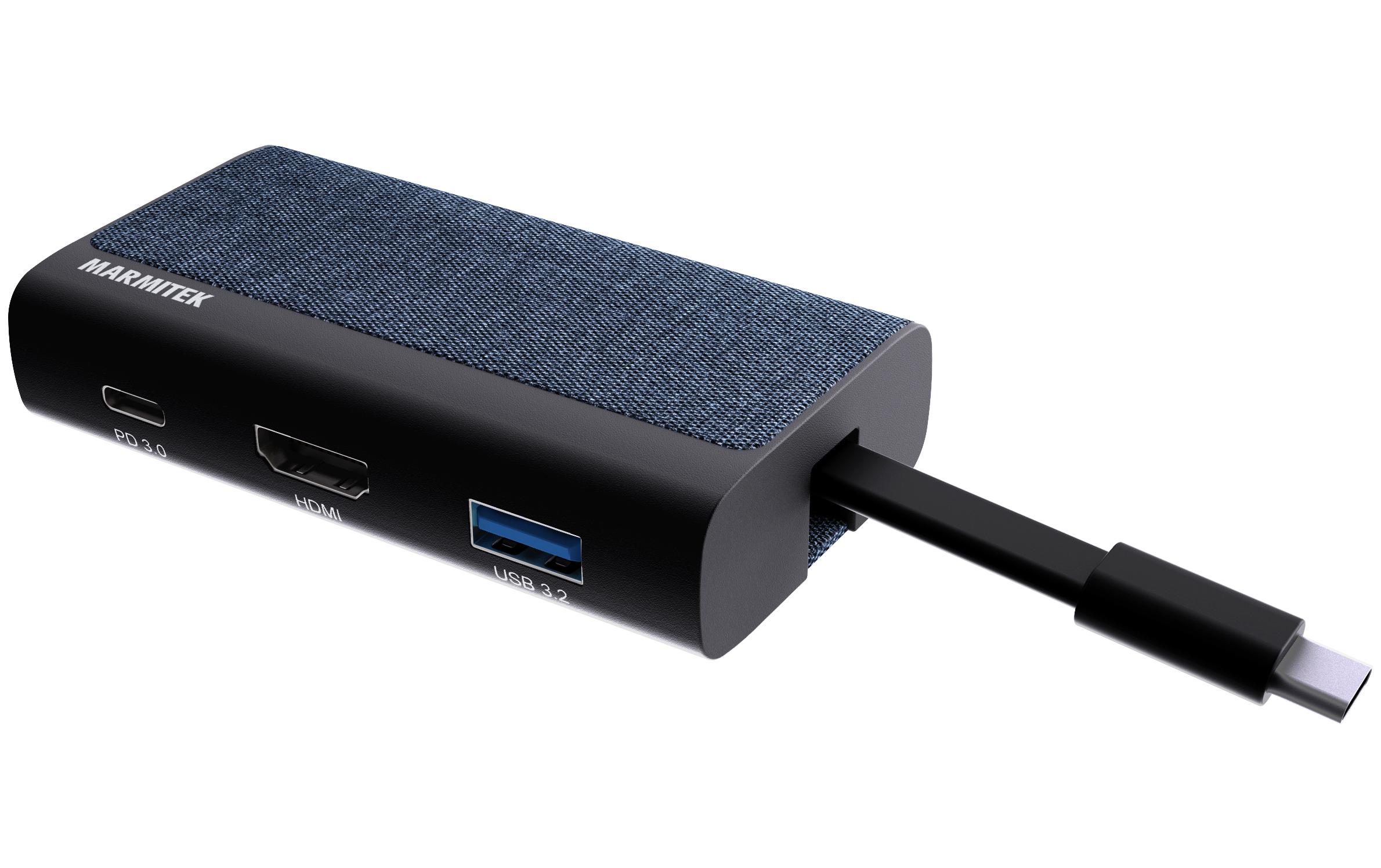 USB-Hub Connect USB-C Hub 4Portables Multi-Port USB-C Hub