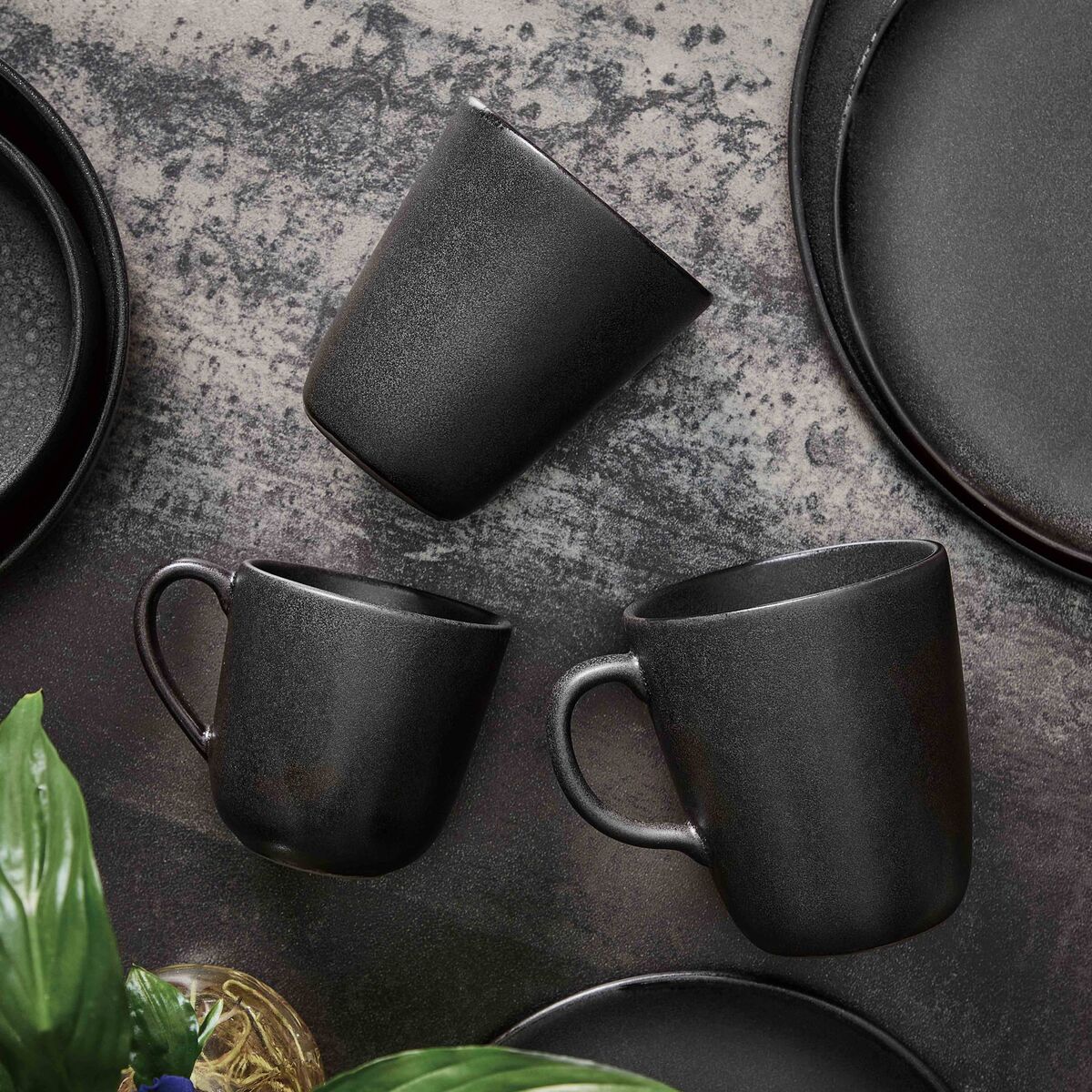 RAW Kaffekopp 20 cl, Titanium Black 6 pk
