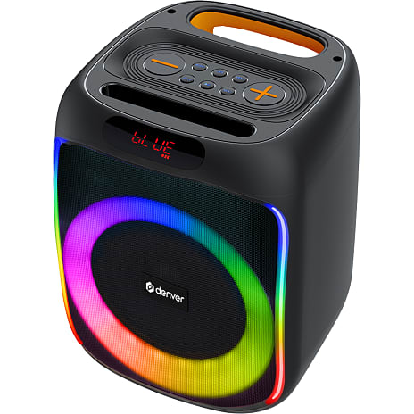 Denver BPS-165 bluetooth partyhøjttaler med LED