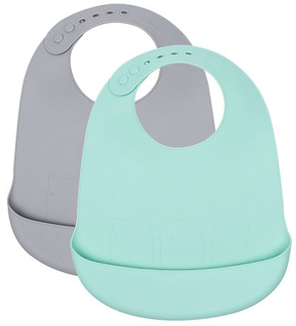 We Might Be Tiny Hagesm?k - 2-pak - Silikone - Mint/Gr?