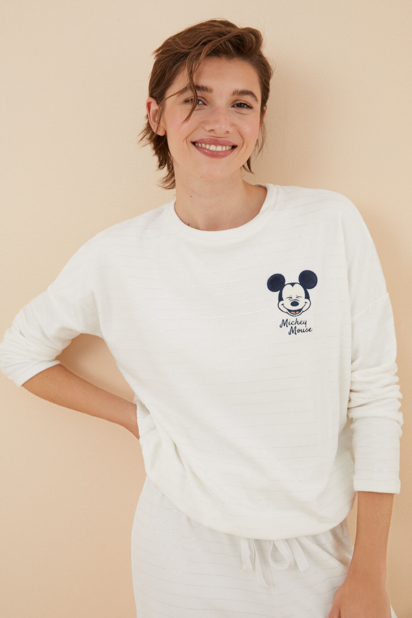 pijama de veludo do Mickey Mouse
