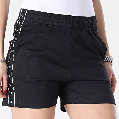 Short Jogging A Bandes Femme 116140 Noir