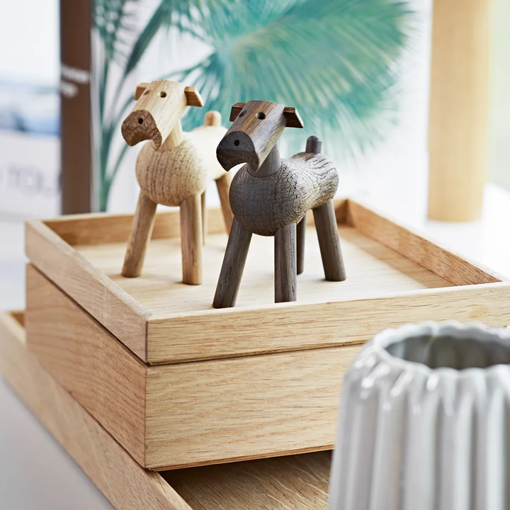 Kay Bojesen - Hund Tim, helles Holz