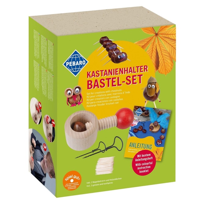 Pebaro - Kastanienhalter - Bastel-Set