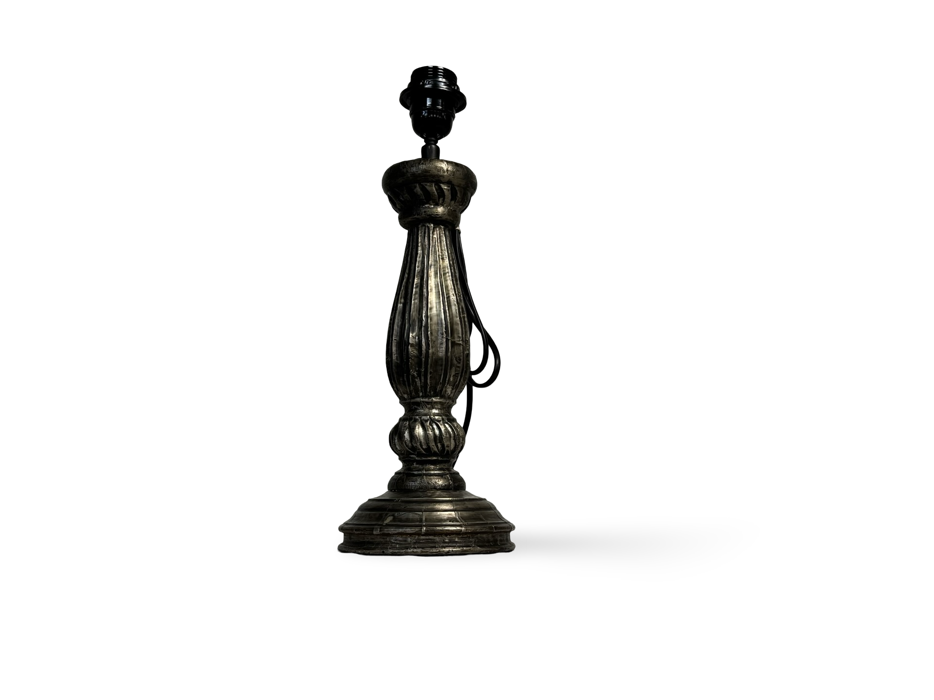 Lamp voet wit metaal uniek