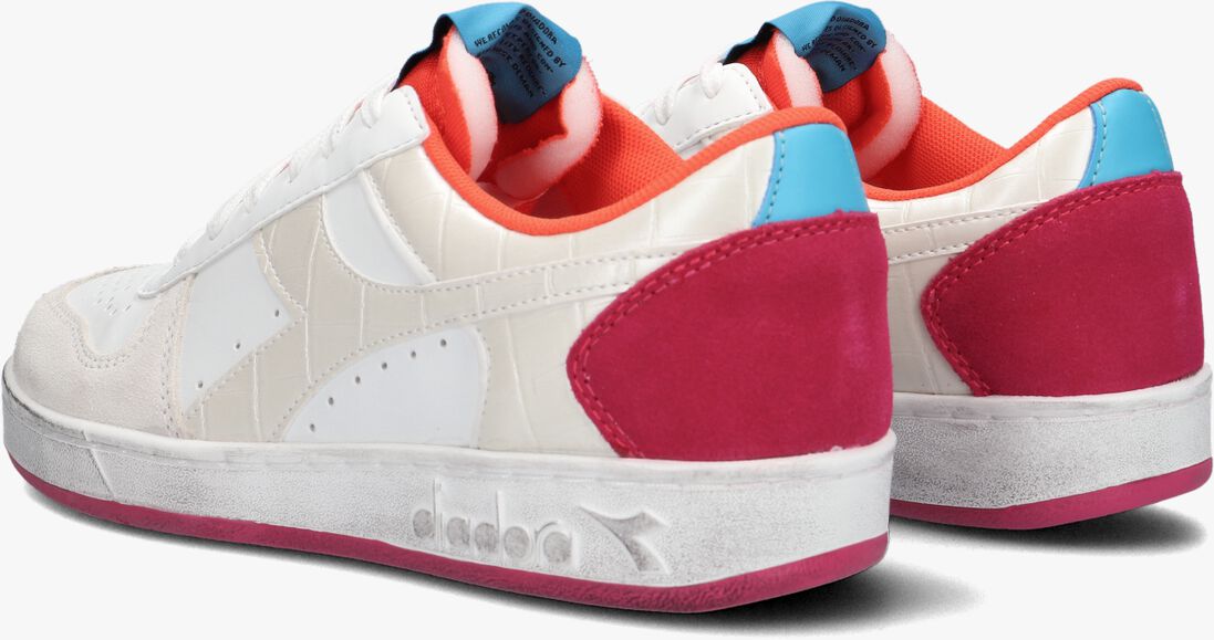 DIADORA witte diadora lage sneakers magic basket low croco woman