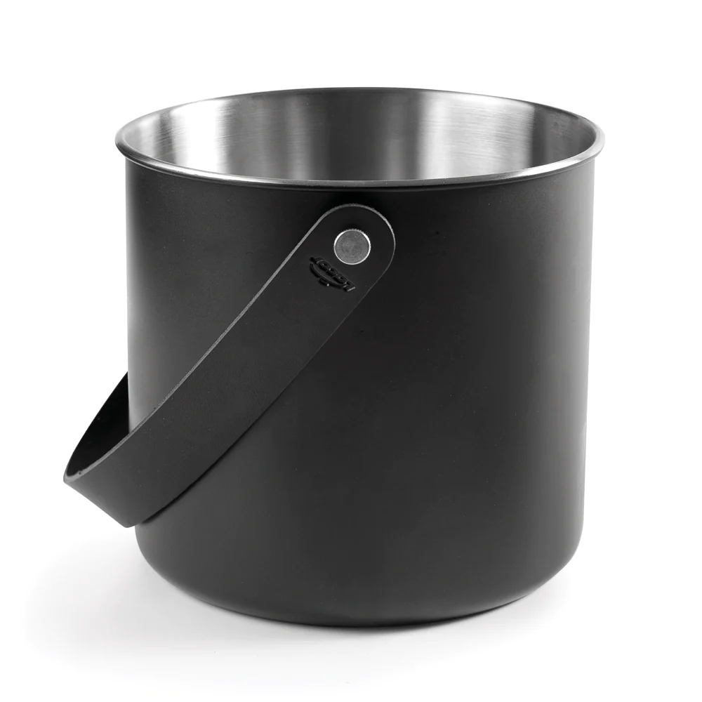 Seau à glace Moon 18 cm noir Lacor