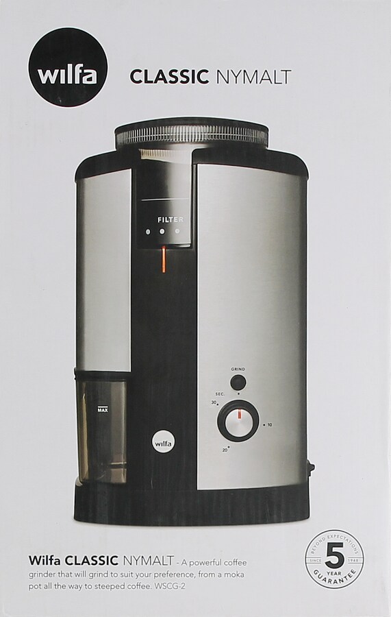 WILFA Kaffeemühle SVART NYMALT, WSCG-2, silber
