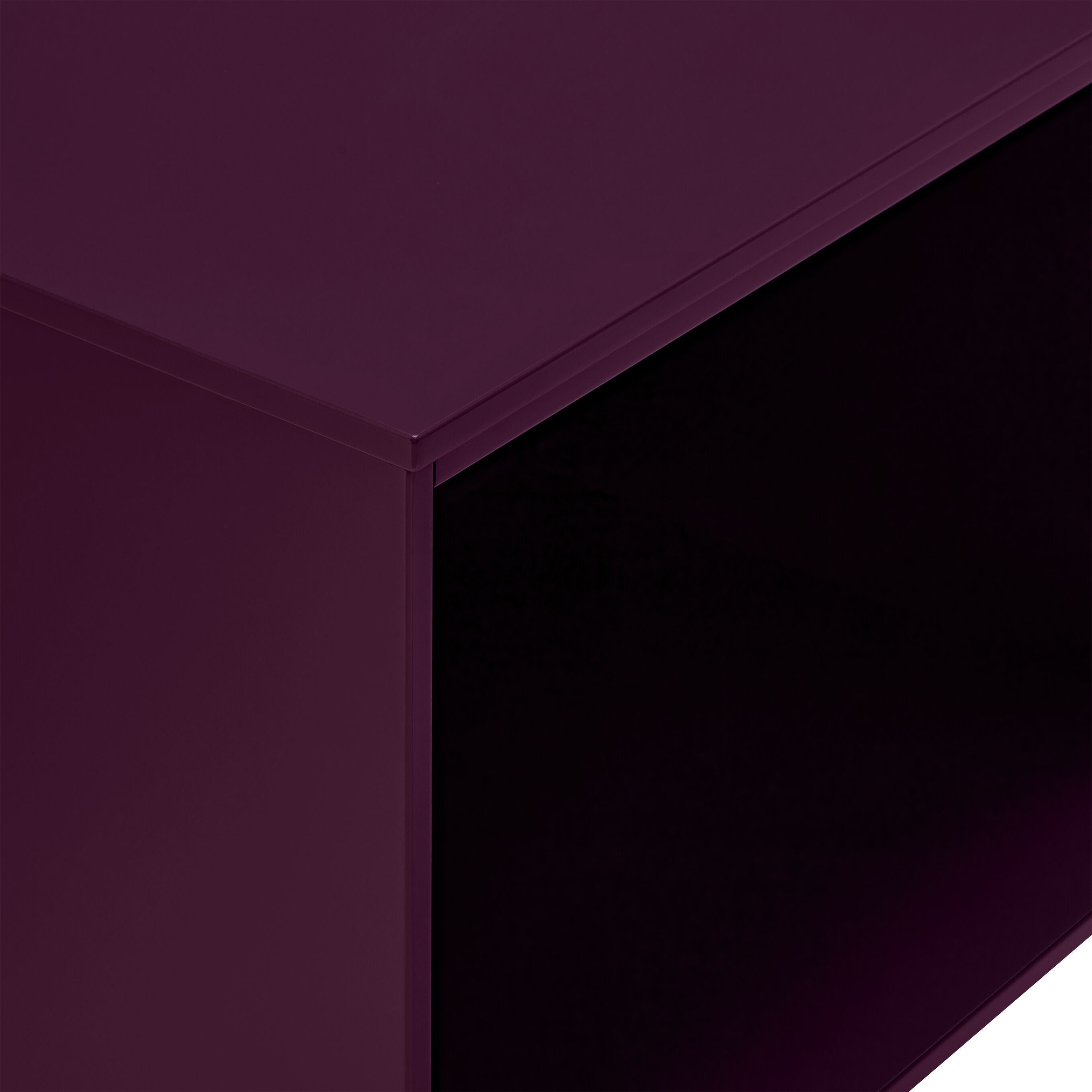 TILL Lowboard - Aubergine / B: 196.0 cm x T: 41.0 cm x H: 69.6 cm