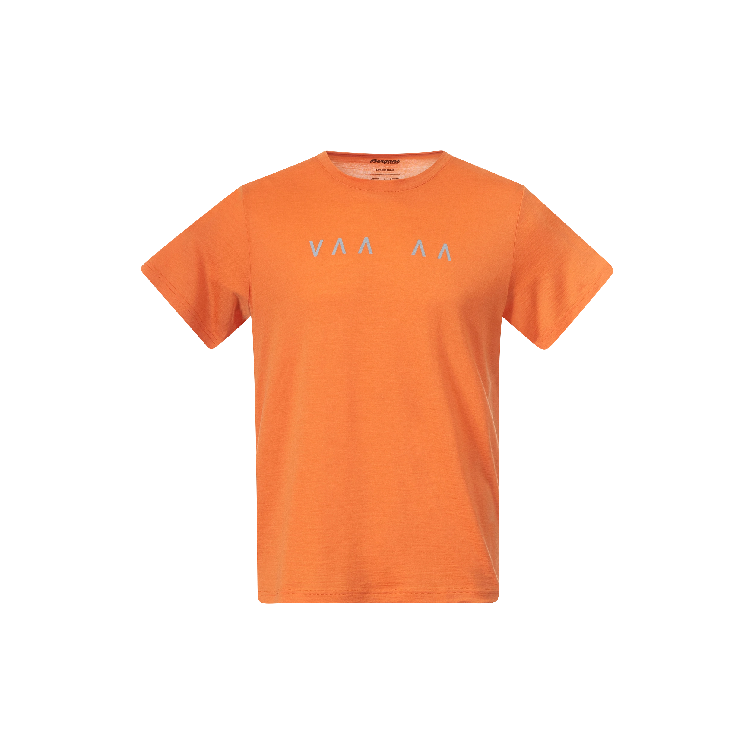 Vaagaa Explore Merino Tee Men Faded Orange