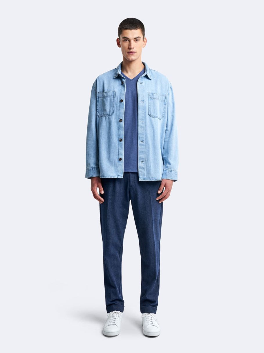 Tee-shirt col v uni