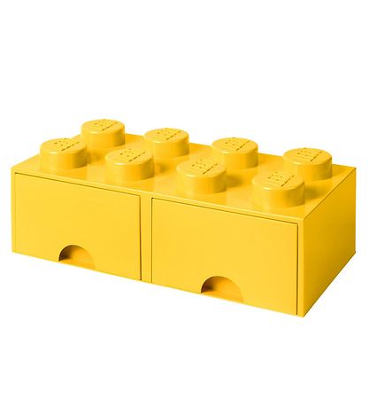LEGO? Storage Opbevaringsskuffe - 8 Knopper - 50x25x18 - Gul