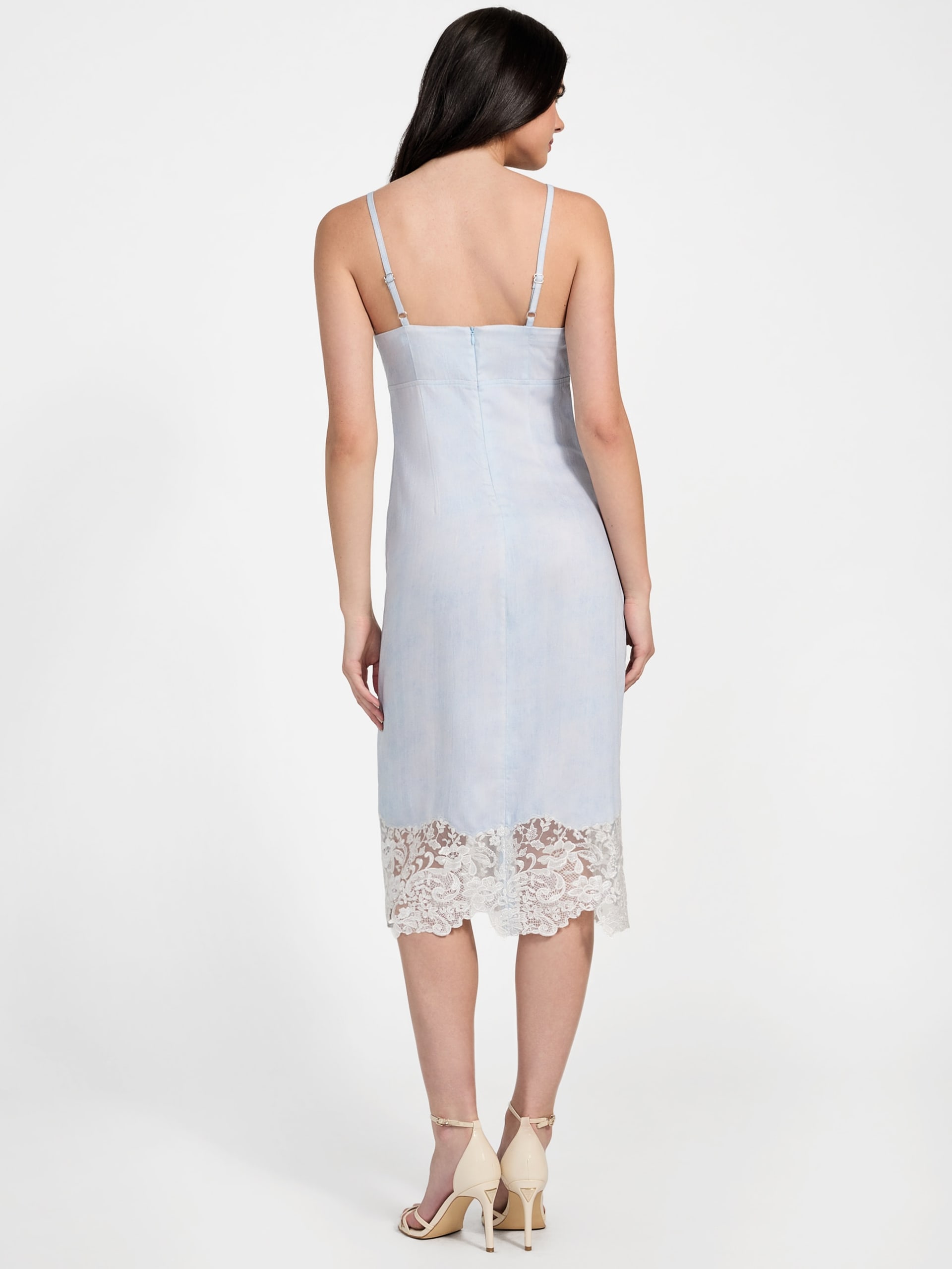 Vestido longo jeans Aria