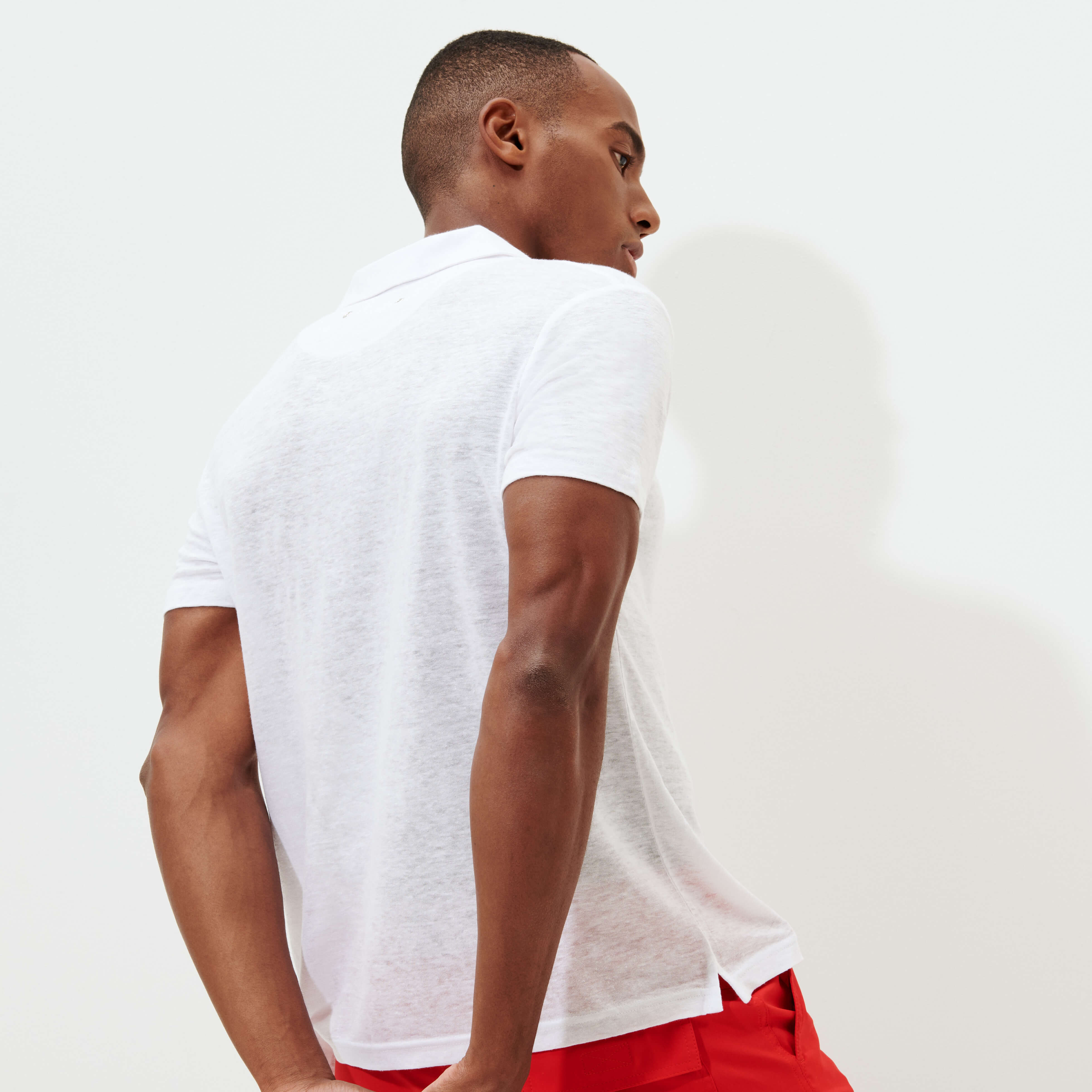 Polo en jersey de lin homme uni | Site Vilebrequin | PYRE9O00