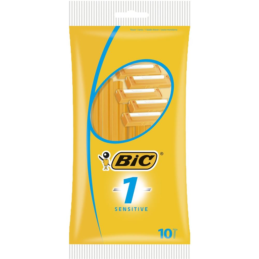 Bic 1 Sensitive 1-Klingenrasierer für den Mann 10 Stk