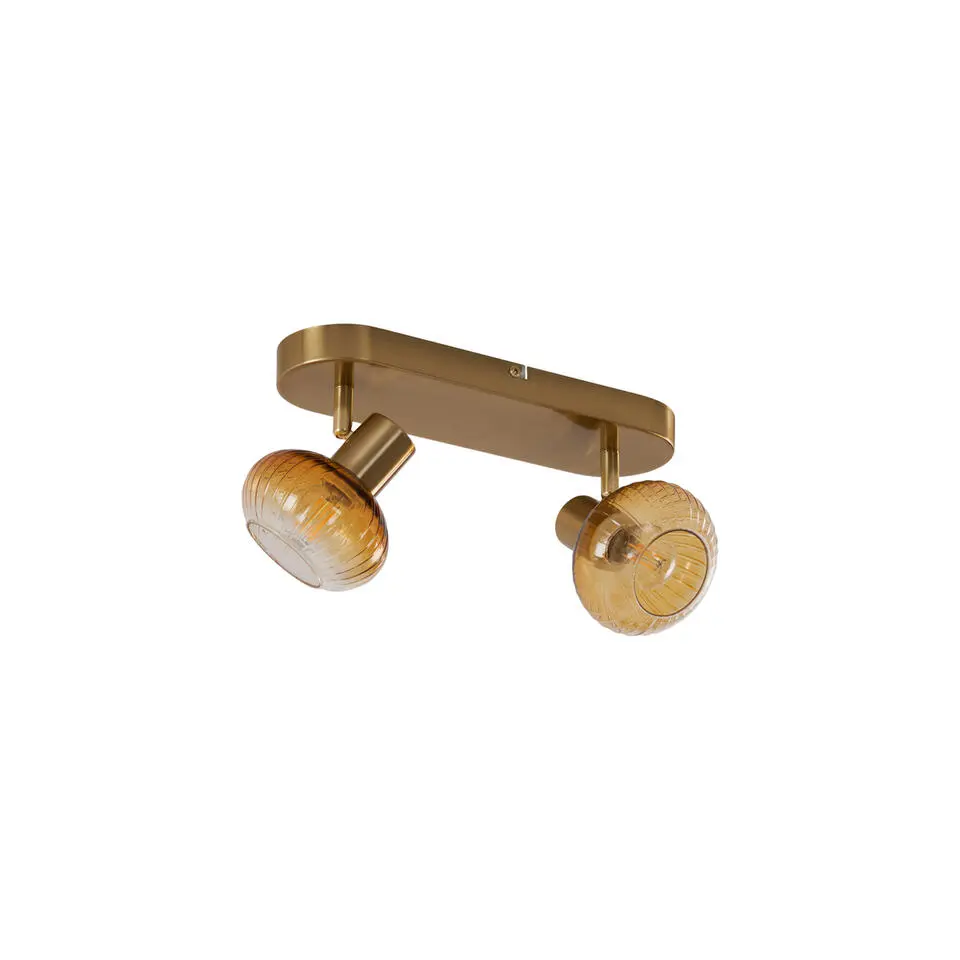 Qazqa opbouwspots teddy goudkleurig e14