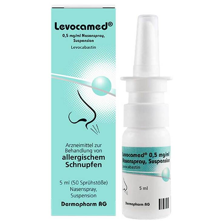 Levocamed 0,5 mg / ml Nasenspray Suspension, 5 ml