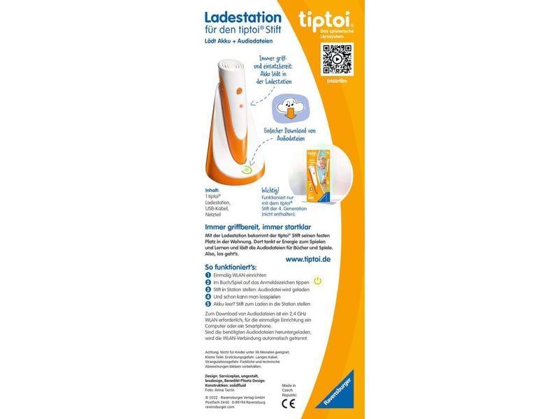 tiptoi Ladestation für Stift Griffbereit und startklar für das nächste tiptoi-Abenteuer