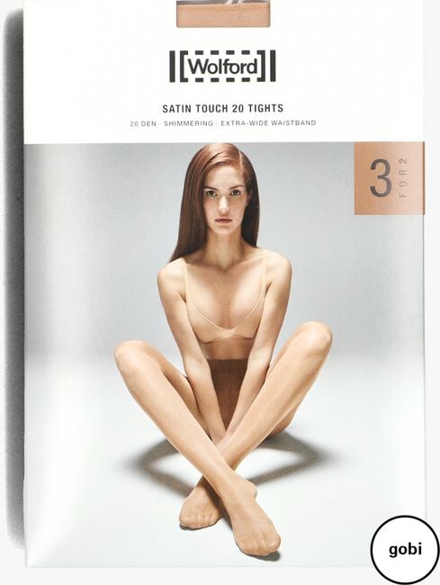 bruine wolford panty's satin touch 20 tights 3 pack