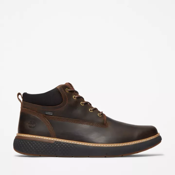 Jaqueta Chukka Cross Mark Gore-Tex masculina na cor marrom.