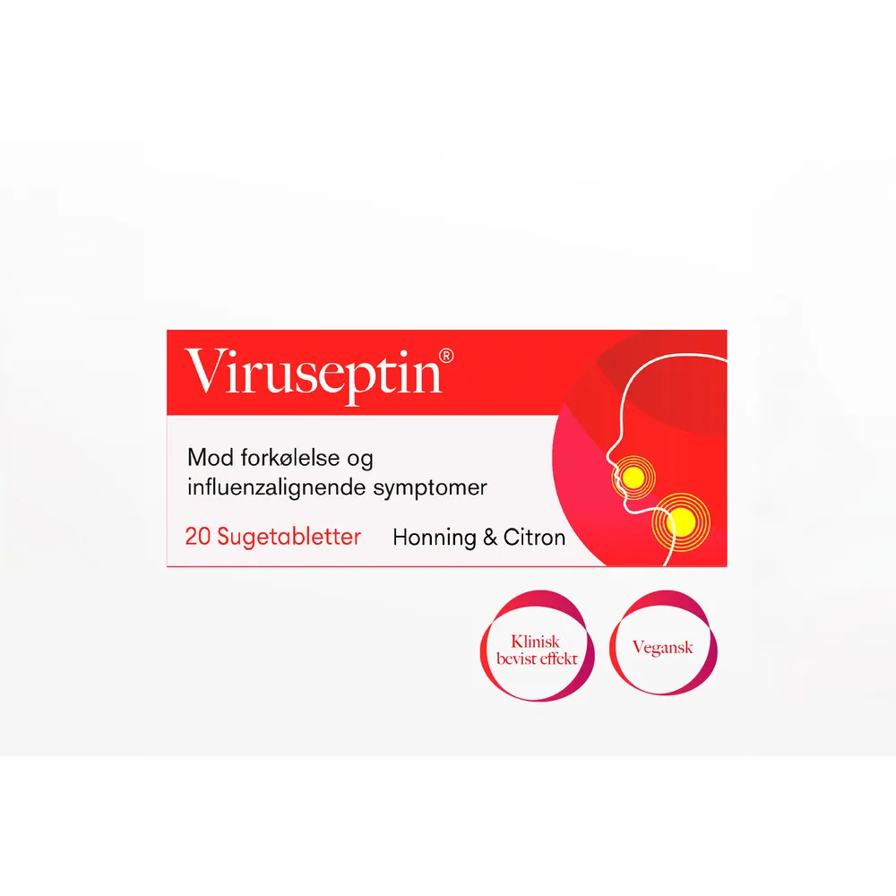 Viruseptin® sugetabletter Honey & Lemon - 16 tabl.