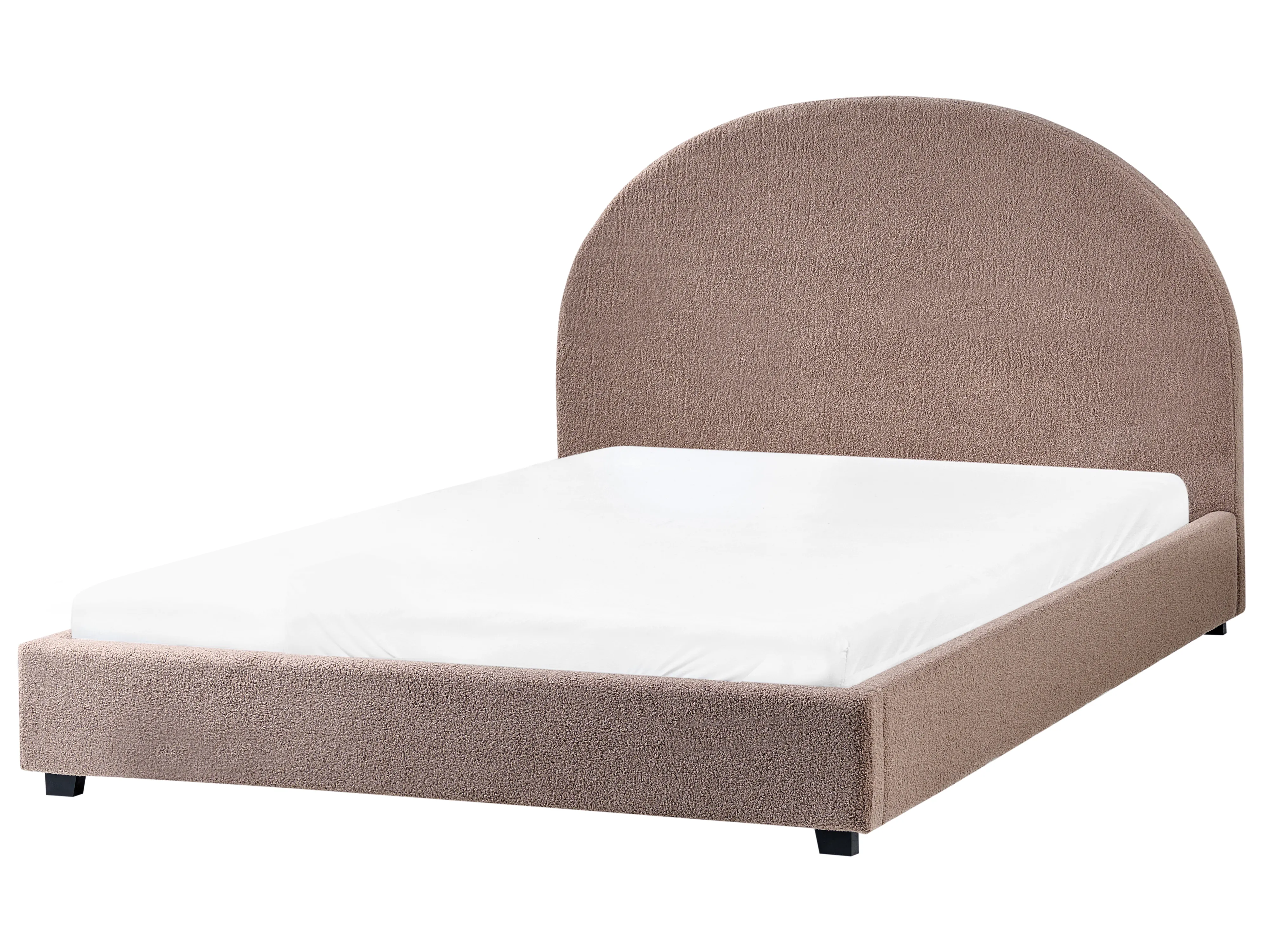 Waterbed Bouclé VAUCLUSE 140 x 200 cm Taupe