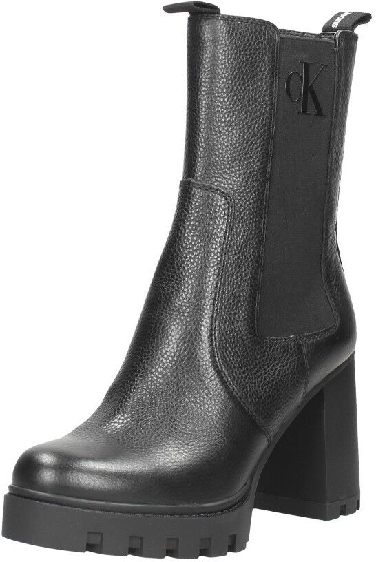 Calvin Klein Platform Boot Chelsea zwart