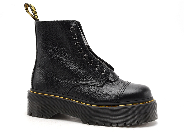 Dr martens boots bottine plates femme sinclair noir