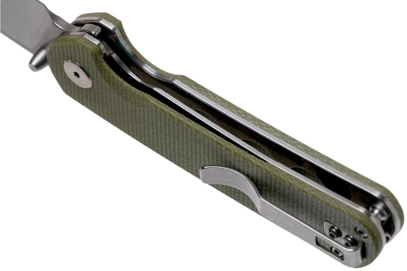 Bestech Sledgehammer BG31D Beige Micarta, Two Tone zakmes