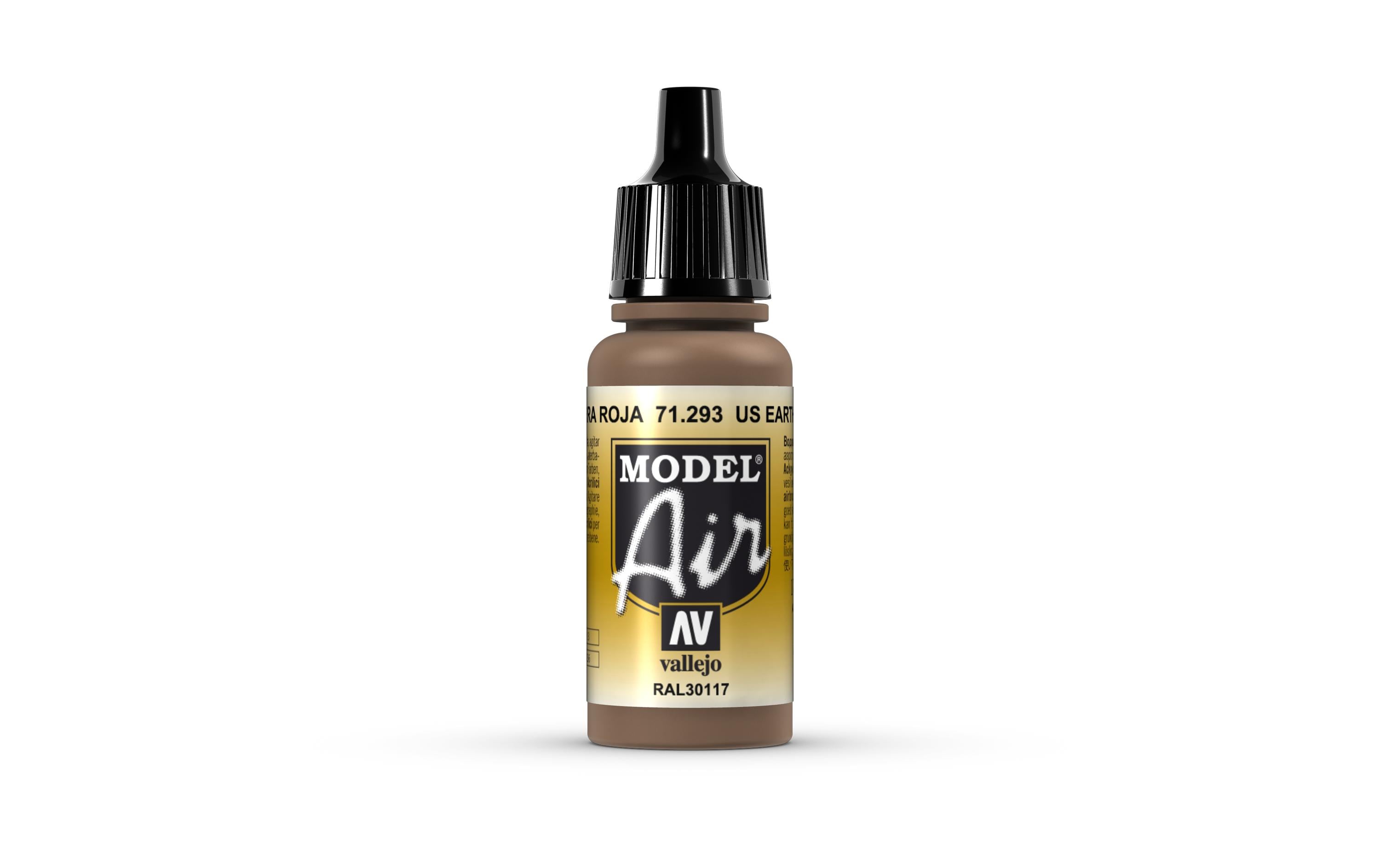 Airbrushfarbe US-Erde Rot 17 mlAcryl Model Air Color für Airbrush