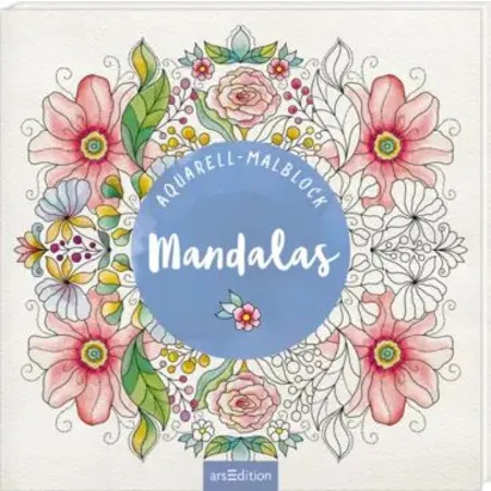 ars Edition Aquarell-Malblock - Mandalas