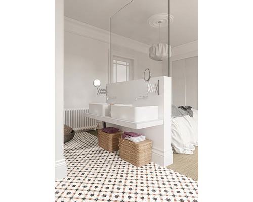 Porseleinen wand- en vloertegel Taco Grace beige 16,5 x 16,5 x 0,76 cm